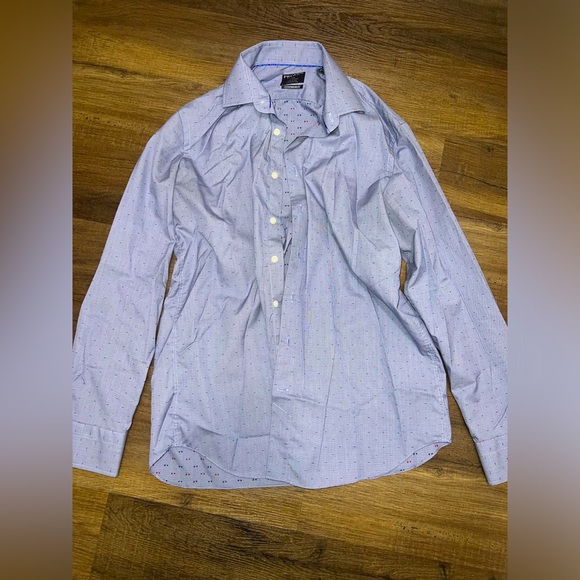 Proper Shirtings Pure Cotton Light Blue Mens Dress Shirt - Picture 1 of 9
